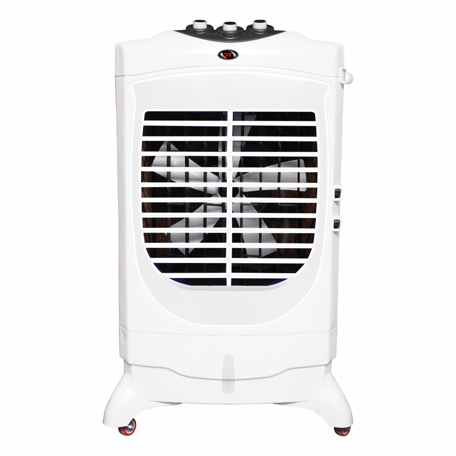 STC-9700-W White Air Cooler with Oval Shape Front Grill and Cooling Pads